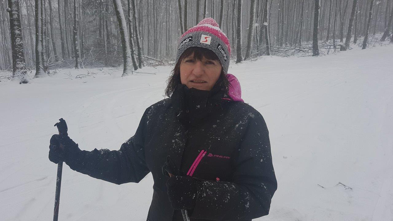 Cross-country skiing in Little Carpathians Pezinska Baba