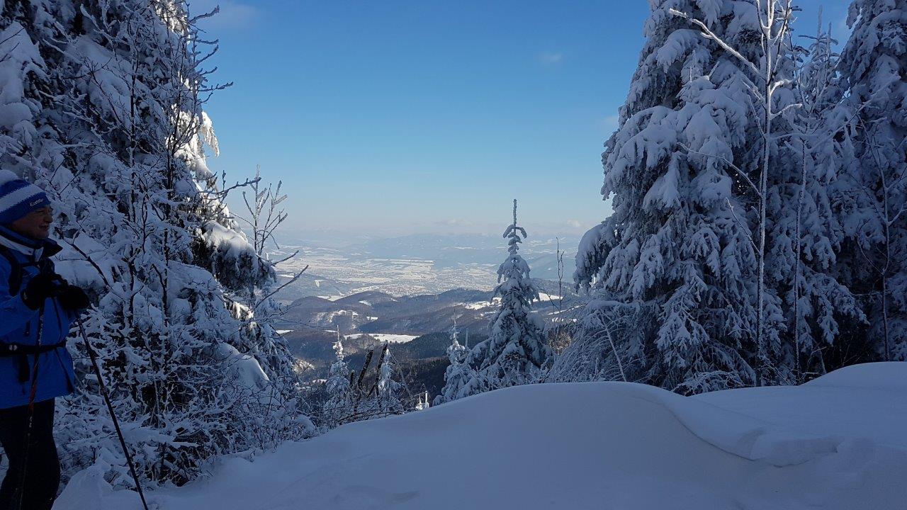 Cross-country skiing Skalka in Kremnicke Vrchy