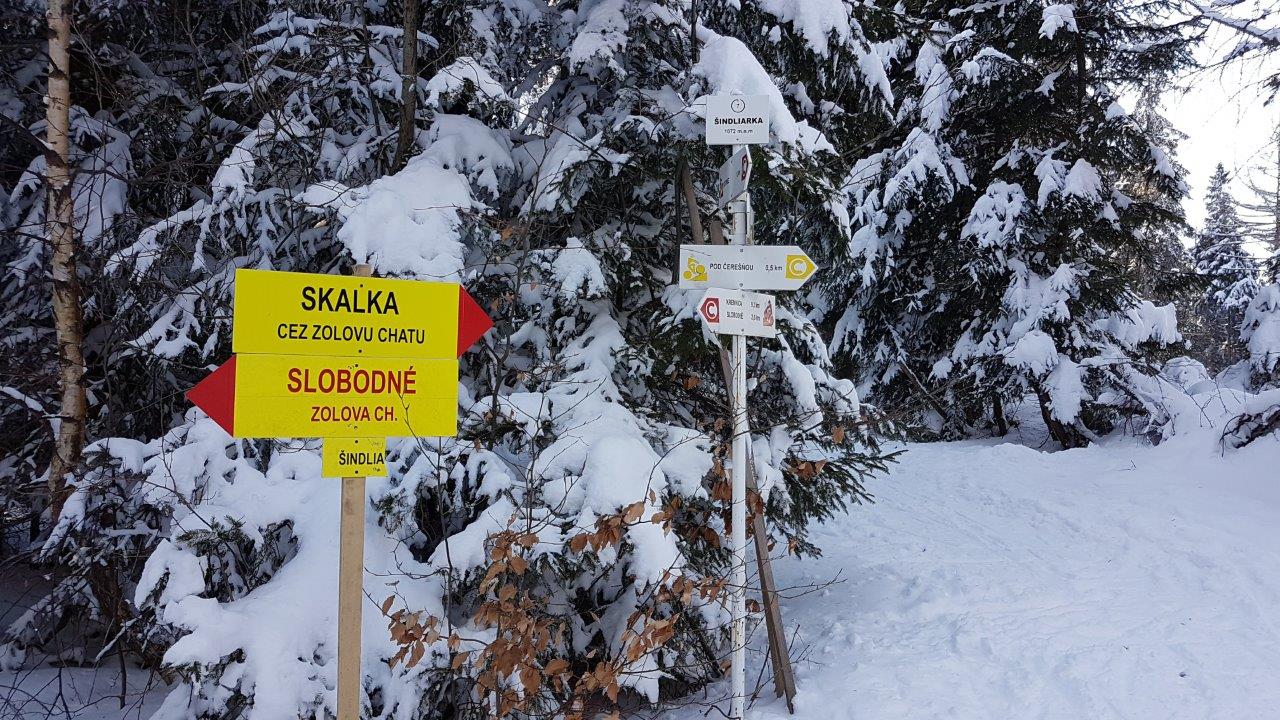 Cross-country skiing Skalka in Kremnicke Vrchy