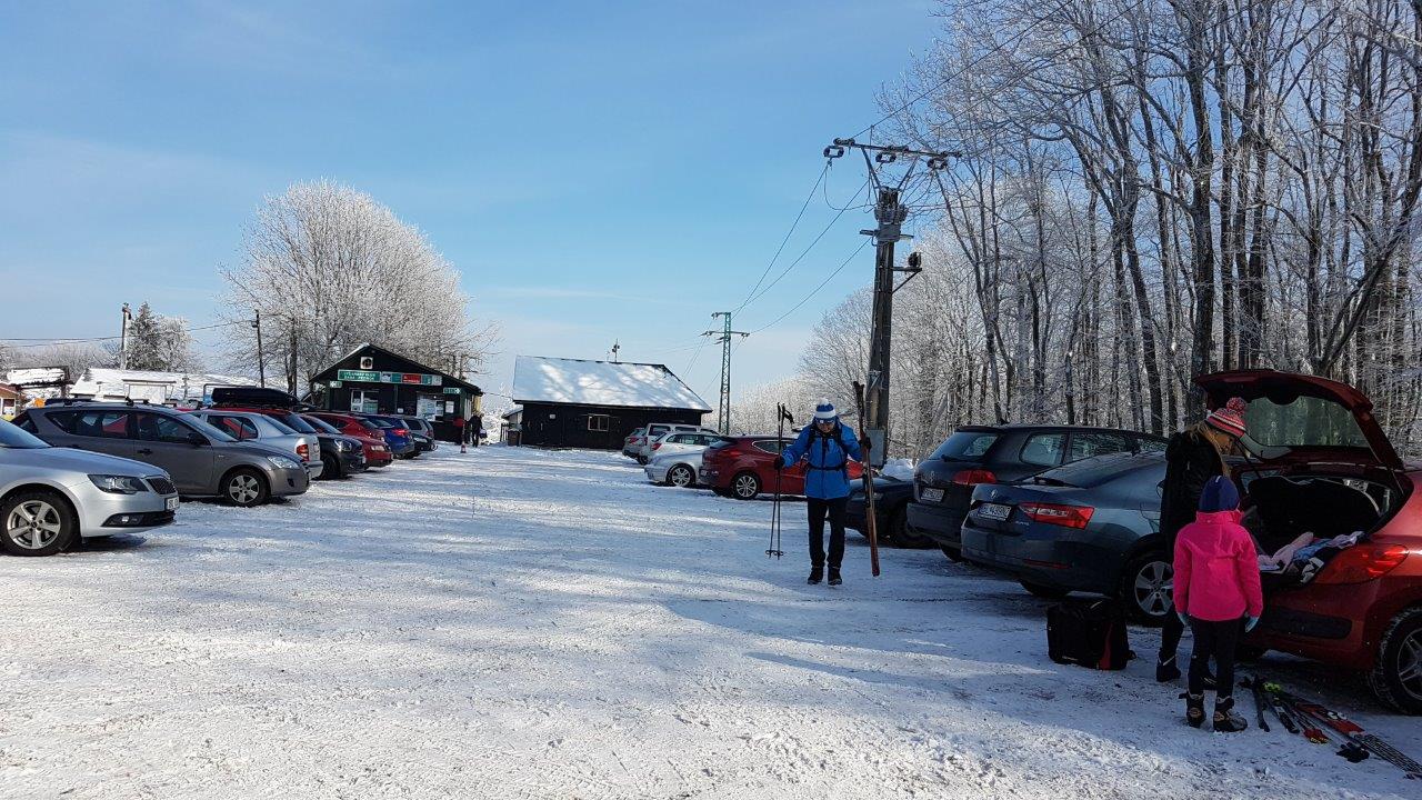 Cross-country skiing in Little Carpathians Pezinska Baba