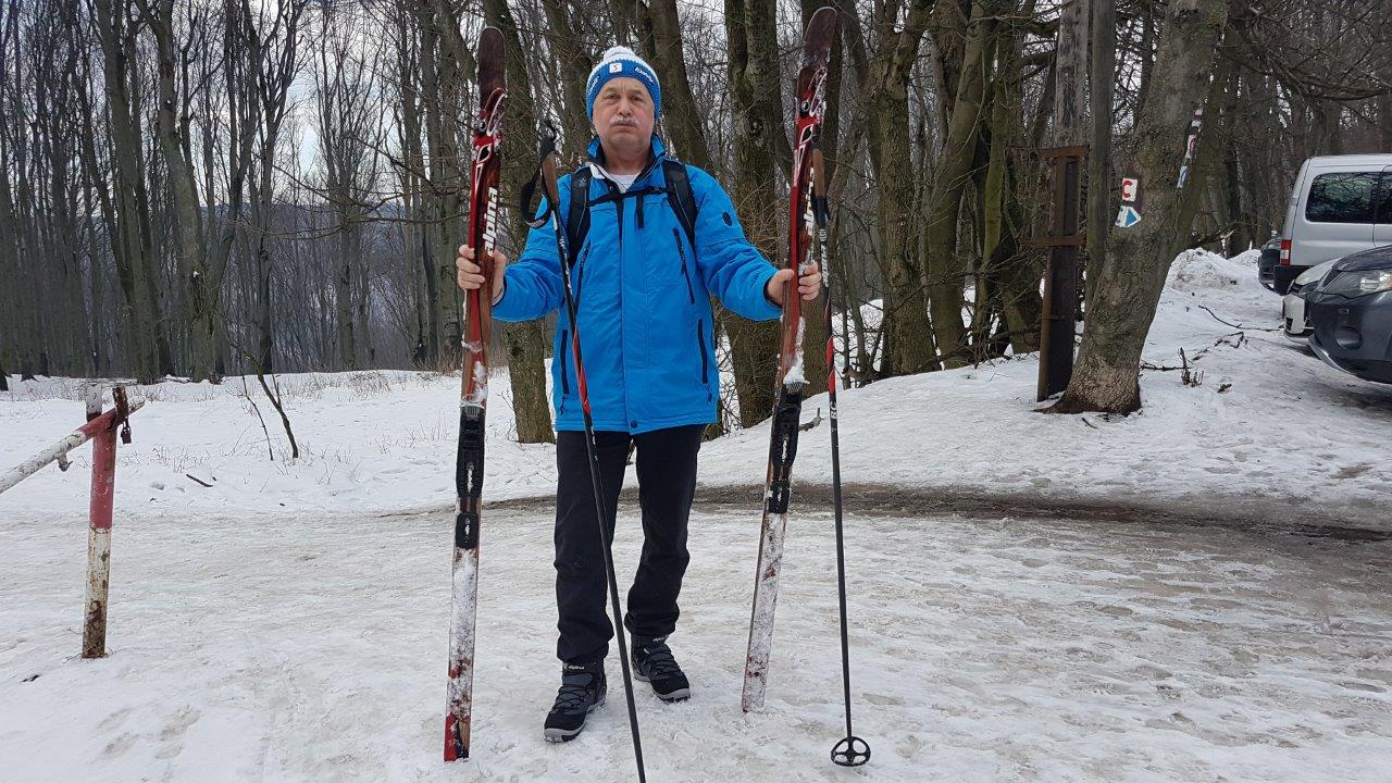 Cross-country skiing in Little Carpathians Pezinska Baba