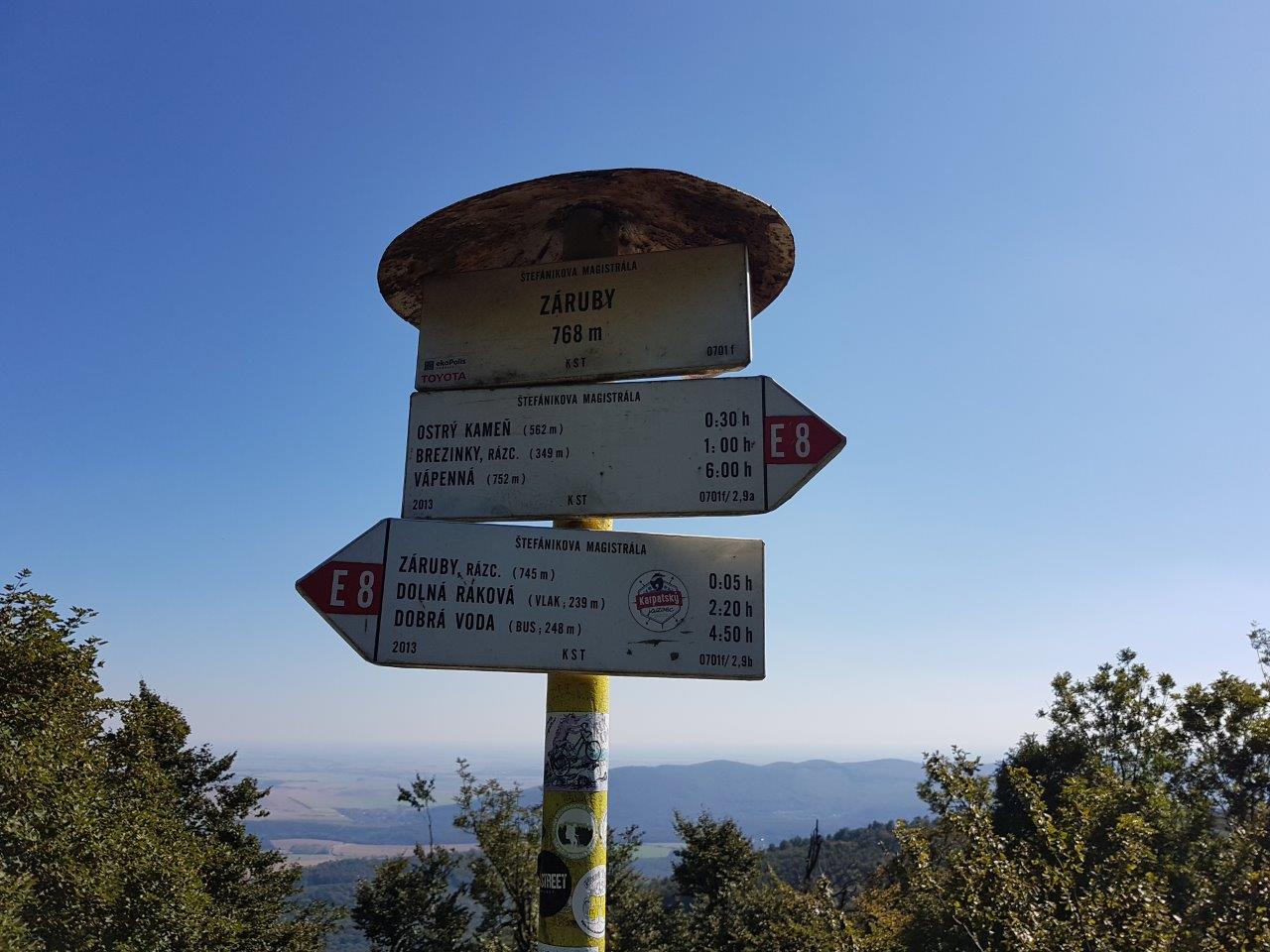 Ascent to Zaruby - the highest peak of the Little Carpathians