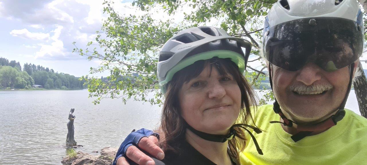 Schöneben Austria to Lipno Czechia Cycling Route