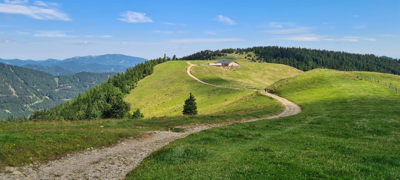 Ascent to the Klosterwappen Peak