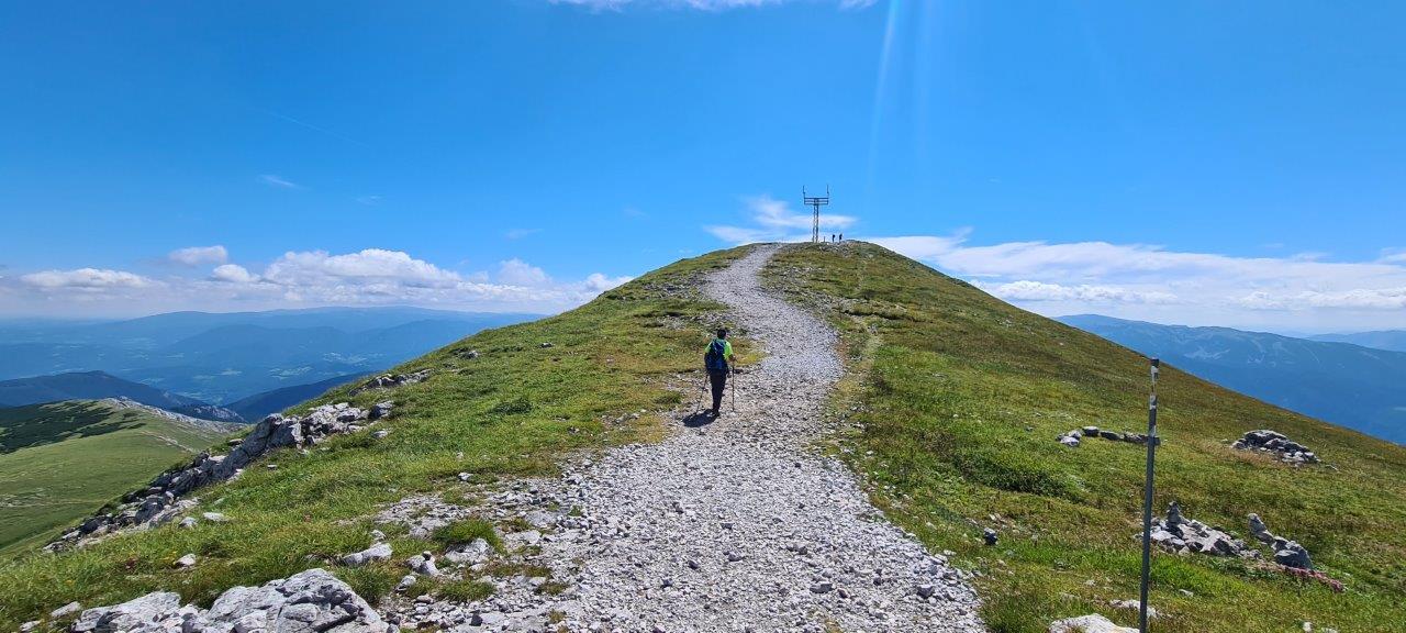 Ascent to the Klosterwappen Peak