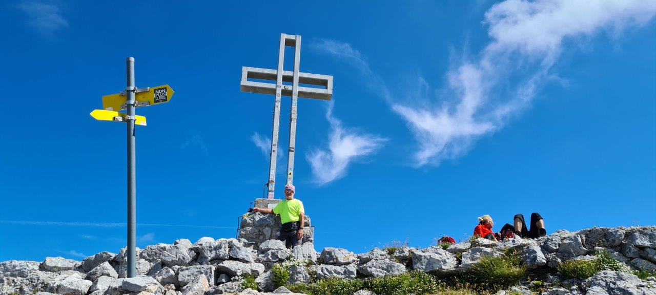 Ascent to the Klosterwappen Peak