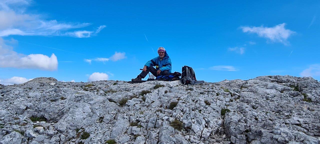 Ascent to the Klosterwappen Peak