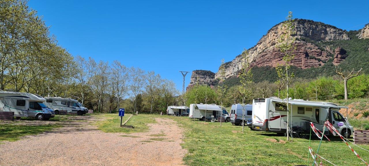 Mas La Riba Motorhomes Parking