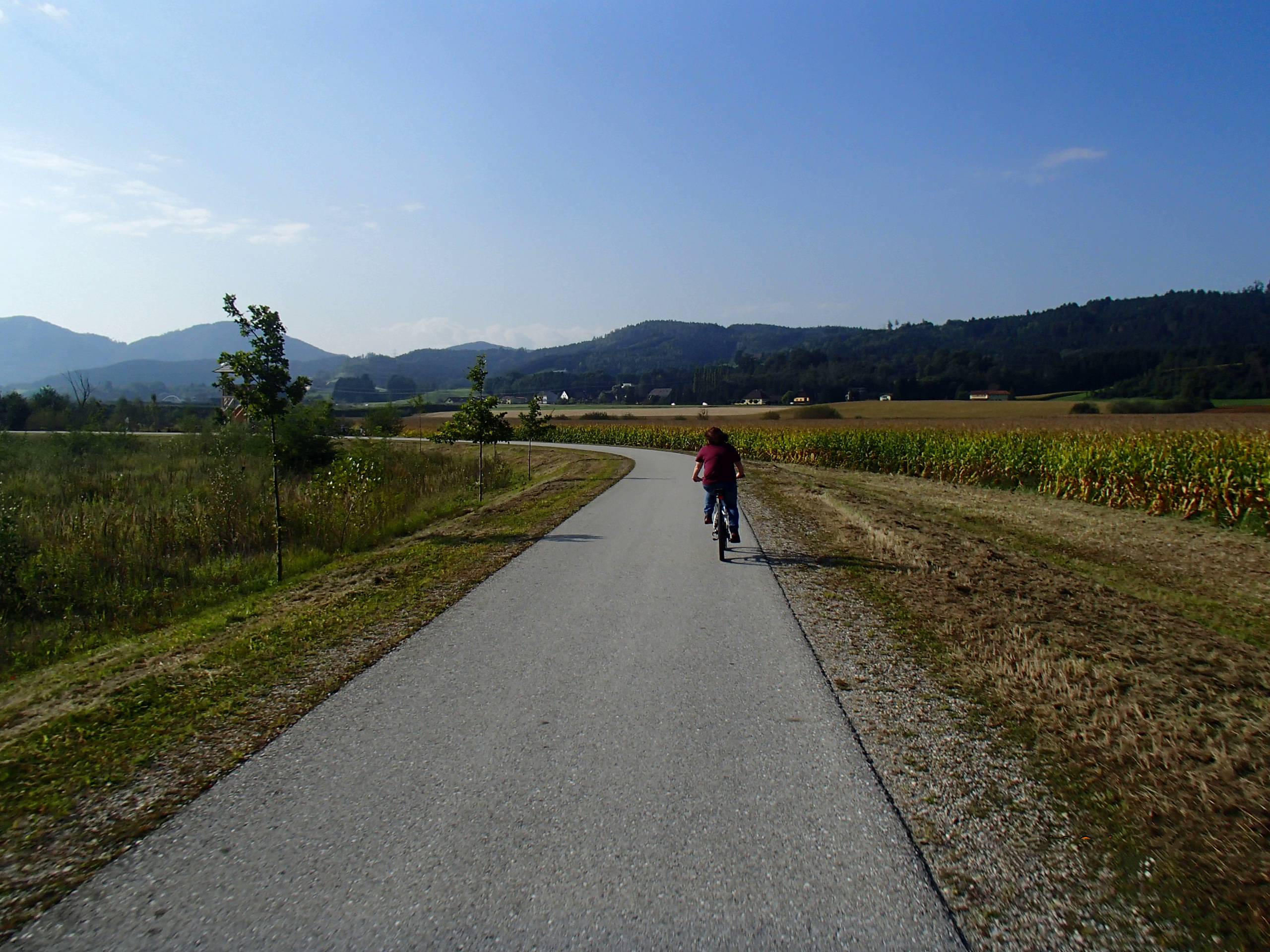 Sankt Andrä & Lavanttal Area, Austria Cycling to Slovenia & the Drava River
