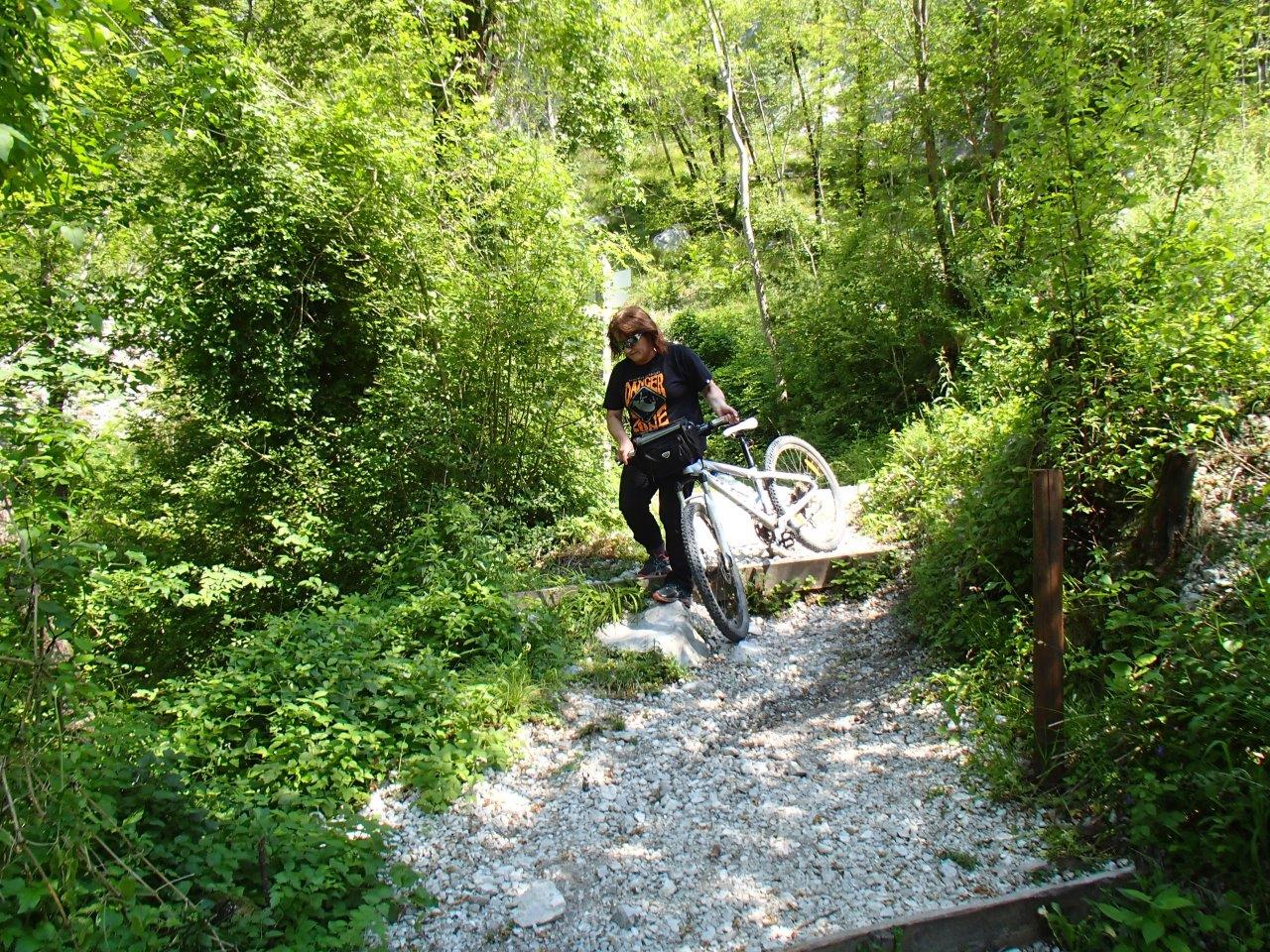 The river Soča Cycling