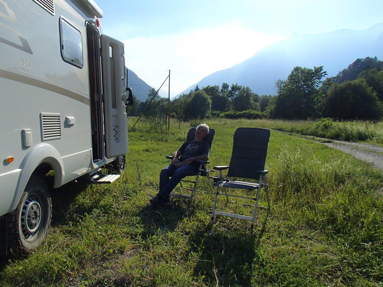 The river Soča Cycling